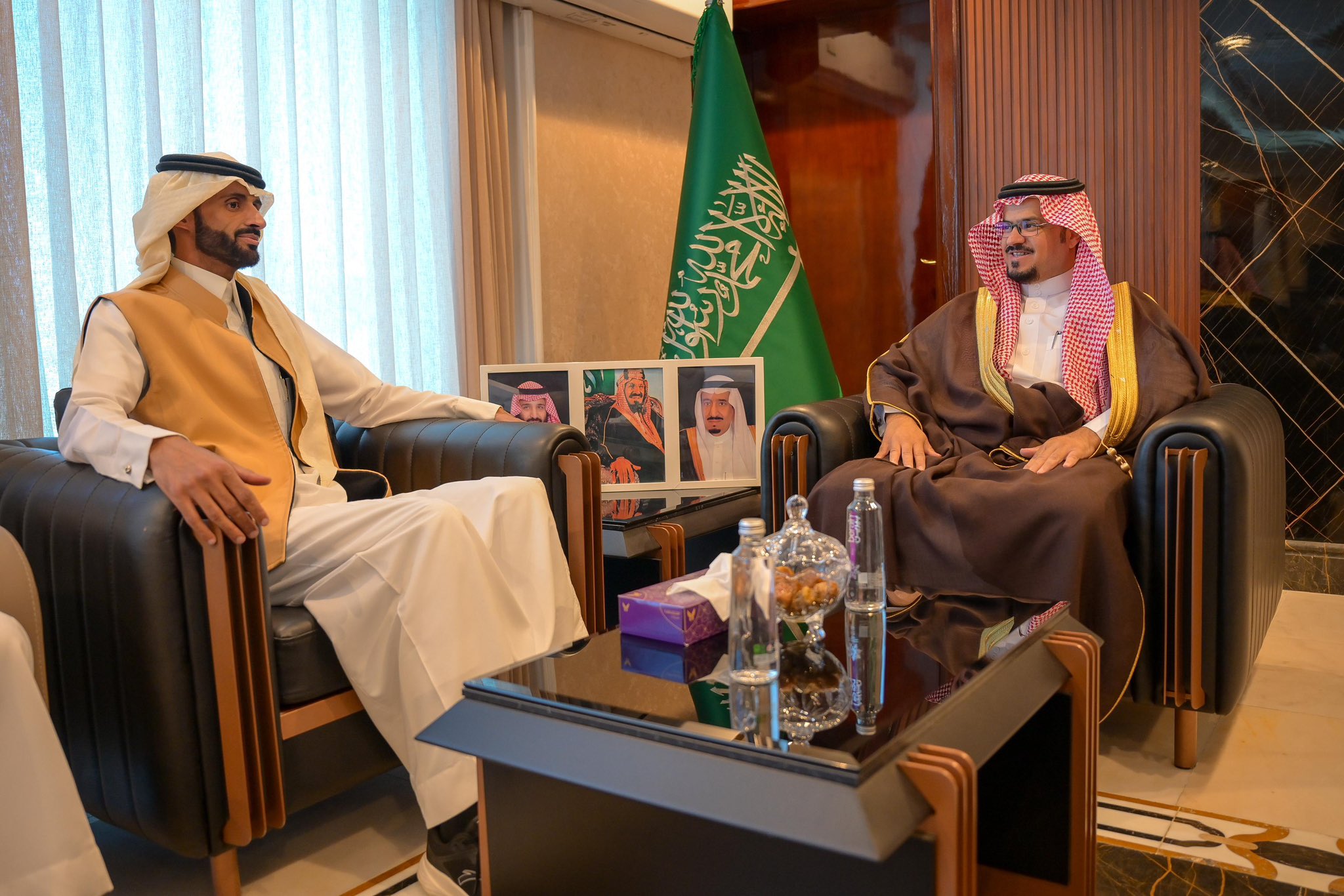 Mayor of Al-Baha Receives Head of Literature Association Embassy to Discuss Enhancing Regional Cultural Movement