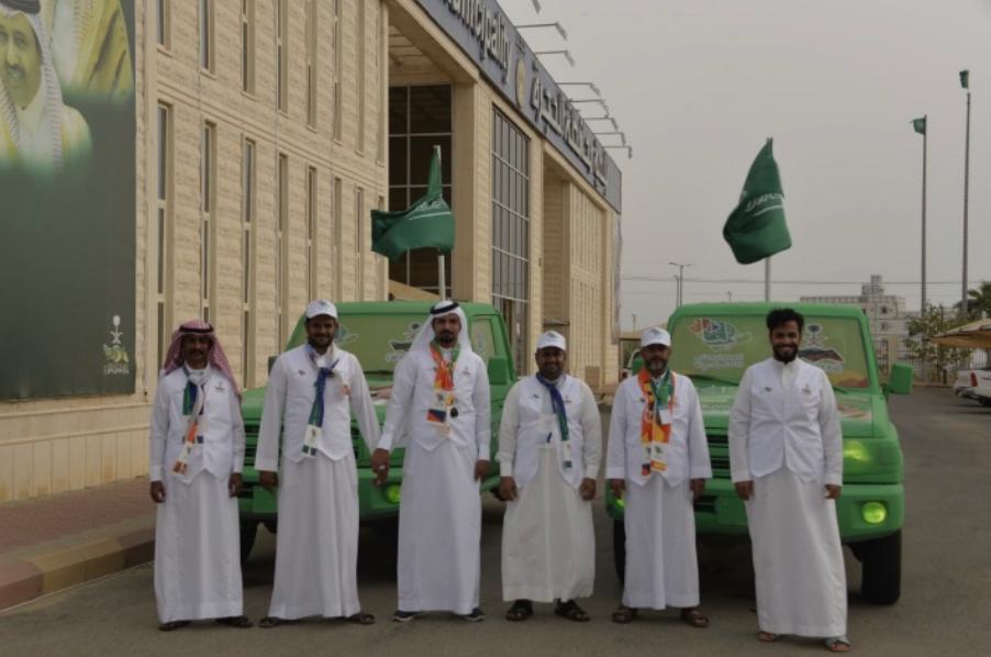 Preparing the ceremony of the municipality of Al-Hajrah Governorate for the Saudi National Day 92