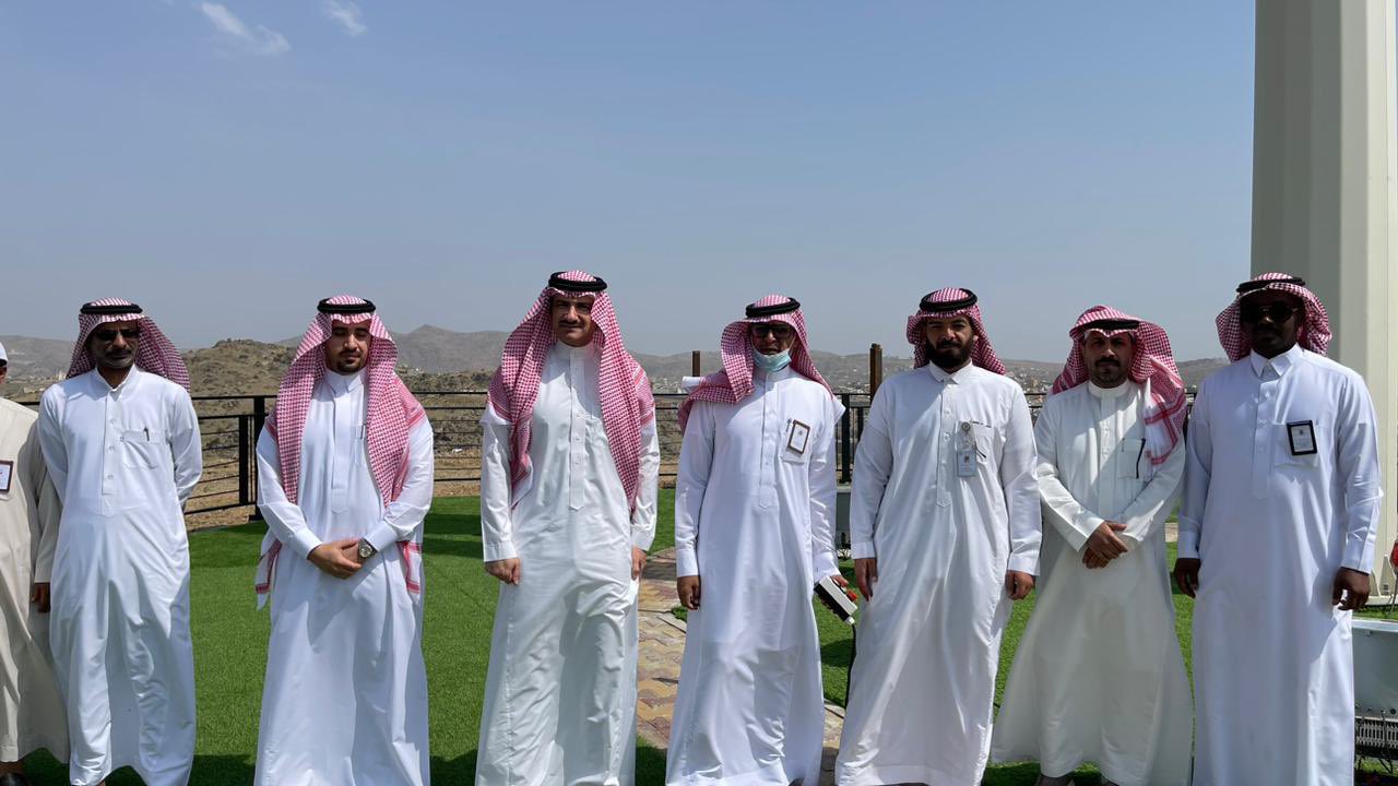 تدشين السارية للعلم السعودي بمحافظة بلجرشي