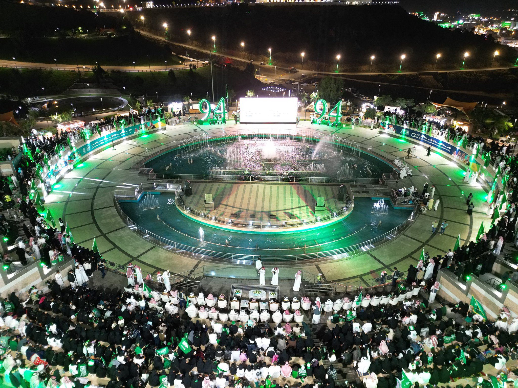 Huge celebrations in Al Baha for the 94th Saudi National Day